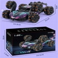 ZAROYEAX Alloy Deformation Remote Control Car Four Wheel Drive Off Road