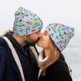 thumbnail image 5 of Lsque Cartoon Animals Pattern Knitted Beanie, Unisex Winter Hat, Knit Hat Winter Beanies Thick Fisherman Beanies Cuffed Plain Skull Caps, 5 of 6