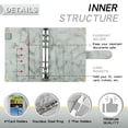 thumbnail image 3 of A6 Budget Financial Planner Notebook Loose Leaf Paper Binder Cover Journal Money Envelopes Organizer for Wallet Cash Saving, 3 of 4