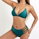 thumbnail image 5 of Traje de baño para mujer, bikini de tirantes sin espalda de color liso para mujer, trajes de baño para mujer, conjuntos de bikini para mujer, trajes de baño de bikini para mujer, 5 of 7