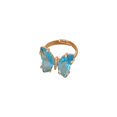 thumbnail image 4 of Ladies Fashion Creative Solid Color Butterfly Adjustable Ring With Opening, 4 of 8