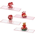 thumbnail image 3 of Valentine's Day Pop Up Card Assortment (4 Cards with Envelopes) Signature Paper Wonder 3D Cards, 3 of 5