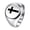 Silver, variant on Inverted Cross Oval Wide Face Signet Ring for Men Stainless Steel Gothic Jewelry Unisex Statement Alternative Style