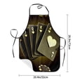 thumbnail image 6 of Bingfone Casino Cards 1 for Tie-up Apron, Unisex Waterproof and Stain-Resistant Bib Apron for Kitchen Garden Painting, 6 of 7