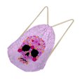 thumbnail image 5 of Gymsack Storge Organizer Deportes Al Aire Libre Con Cordón Storge Bolso Cráneo, Rosado Macarena Mochilas con cordón de calavera, 5 of 5