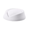 thumbnail image 2 of Wool Stewardess Air Hostesses Pillbox Hat Millinery Teardrop Fascinator Base White One Size, 2 of 4