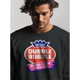 thumbnail image 2 of Officially Licensed Dubble Bubble Original Flavor Bubble Gum Logo Men's Sweatshirt, 2 of 3