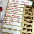 thumbnail image 3 of Chore Chart Memo Checklist Board Check Items And Form Good Habit For Friends Children Students Gift,Wooden Task Chart, 3 of 5