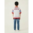 thumbnail image 3 of Peanuts Boys' Short Sleeve Snoopy Batter Up Football Jersey - Inspired Sweater, Size XS-XXL, 3 of 5