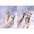 thumbnail image 5 of Women's Flower Flip Flops Fashion Beach Slippers Flat Sandals Summer Shower Slippers Non-Slip Beach Shoes, 5 of 7