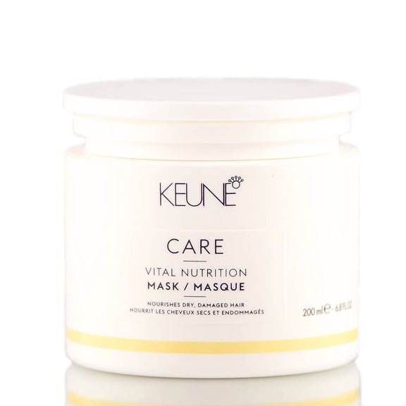 Keune Care Vital Nutrition Mask , 6.9 oz Hair - Pack of 2 w/ SLEEKSHOP Teasing Comb