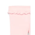 thumbnail image 3 of Garanimals Baby Girls Ruffle Trim Pointelle Leggings, Sizes 0M-24M, 3 of 4