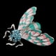 thumbnail image 4 of Broche de Moda Jinwen de Aleación Con Diamante Artificial, 4 of 8