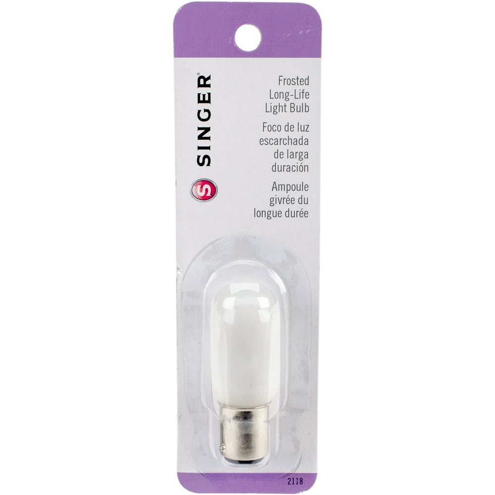 Frosted Long Life Light Bulb 15W 120V Push In Base
