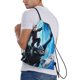 thumbnail image 3 of Bolsa clásica con cordón de Cómo entrenar a tu dragón, plegable, para deportes, fitness, unisex, bolsa de viaje para deportes de playa, pequeña, 3 of 8