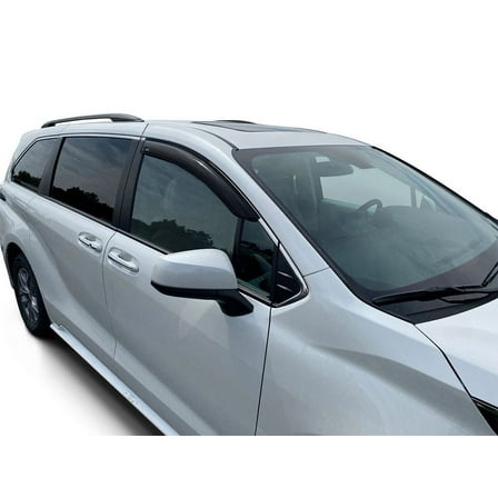 Auto Ventshade (AVS) by RealTruck Outside Mount Ventvisor / Window Deflectors Front Only 2 Pc. Set Compatible with 2021-2024 Toyota Sienna