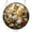 B001- Clear (A), variant on Home Window Decoration, Stained Glass Window Hanging, Nature Wall Art for Home Wall Decor, Spring Home Decor Indoor, 7.5 Inch Diameter Thick Single Layer 2D Ocean Scenery