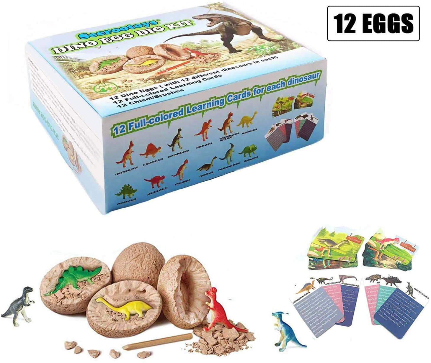 diy dino dig eggs