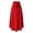 Red, variant on YUEJUIR Knee Length Skirts for Women Summer Casual Color Spring Solid Long Fashion Skirts Women's Skirt Maxi Skirt Summer Skirts Floral Skirt (Orange,XL)