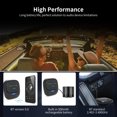 thumbnail image 2 of Adaptador Inalámbrico Bluetooth 5.0 con Pantalla OLED - Transmisor y Receptor 2 en 1 para Auto y Hogar, Conexión 3.5mm, Sonido HD aptX, Negro  

(Nota: El título tiene 156 caracteres y mantiene las, 2 of 7