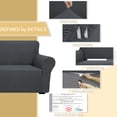 thumbnail image 5 of JIATER 1-Piece Armchair Sofa Cover Stretch Couch Cover Washable Sofa Slipcover Non-Slip Furniture Protector,Dark Gray, 5 of 8