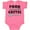 Hot Pink, variant on Inktastic Food Critic with Fork and Spoon Boys or Girls Baby Bodysuit