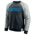 thumbnail image 2 of Men's Darius Rucker Collection by Fanatics Black/Heather Gray Carolina Panthers Colorblock Pullover Sweatshirt, 2 of 3