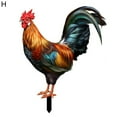 thumbnail image 2 of Bobasndm Rooster Decor Garden Statue Metal Chicken Yard Art Sculpture Outdoor Figurines,Acrylic Garden Statue Chicken for Yard, 2 of 9