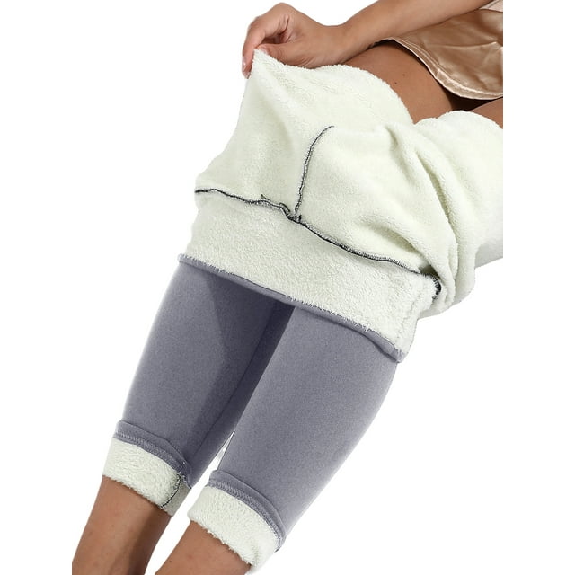 Sunisery Winter Warm Fleece Lined Leggings Women, Thick Velvet Tights
