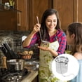 thumbnail image 4 of EeaseCA 1 Pc Stainless Steel Brine Hamper Useful Seasoning Ball Spice Filter (Silver), 4 of 9