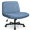 Wheels-Blue, variant on Celtoss Criss Cross Home Office Chair, Fabric Armless Swivel Task Computer Chair with Wheels, Beige
