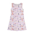 thumbnail image 3 of LTTVQM Easter Dresses for Girls 2026 Bunny Egg Graphic Cute Sleeveless Sundress Soft Crew Neck Midi Dresses Lightweight A-Line Dresses Light Purple 9-10 Years, 3 of 5