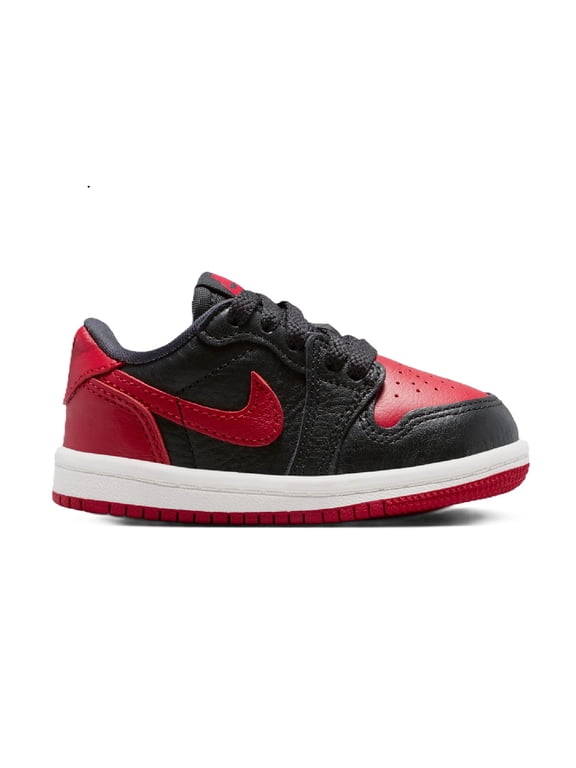 Toddler's Jordan 1 Retro Low OG Black/Black-Varsity Red (IW6279 001) - 7