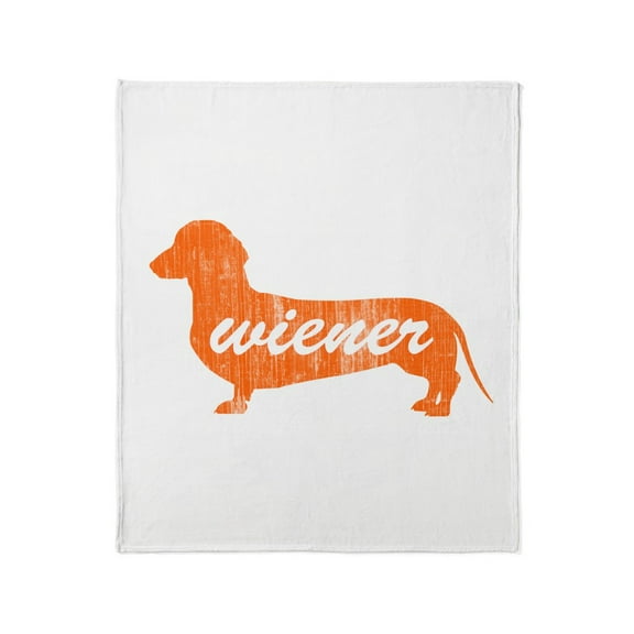 CafePress - Wiener Throw Blanket - Soft Fleece Throw Blanket, 50"x60" for All Ages