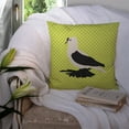 thumbnail image 3 of Saxon Fairy Swallow Pigeon Green Fabric Decorative Pillow, 3 of 4