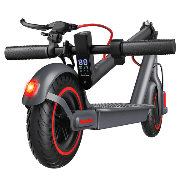 OBX Electric Scooter for Adults,350W Motor 18 MPH &12-16Miles Range 8.5"Anti-Skid Solid Tires, Folding Commuting E-Scooter with Double Braking System