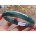 thumbnail image 6 of Icy Green Natural A JADE Jadeite Bangle Bracelet 60 mm 677371 TN, 6 of 12