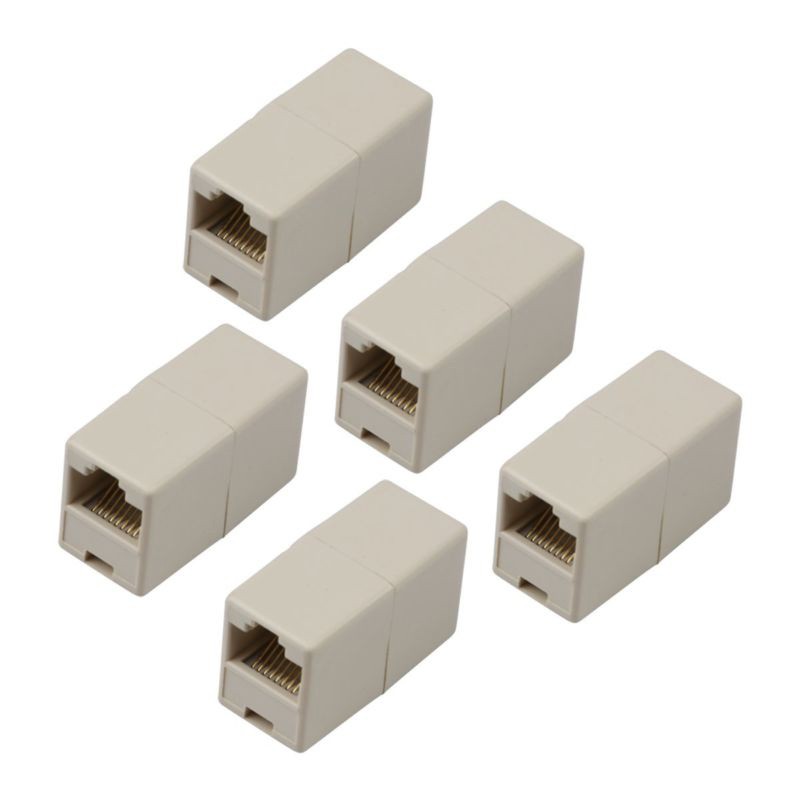 10pcs Lan Cable Joiner Coupler Connector Network Cable CAT 5