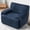 Navy, variant on Arouseden 42" Black Boneless Chair for Living Room,Chenille Memory Foam Chair,Upholstered Armchair,Oversized Cloud Chair,Big Comfy Chairs for Living Room,Bedroom,Apartment,Office,No Assembly