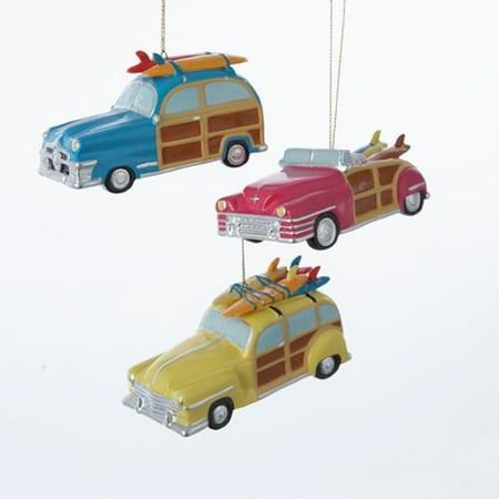 pack of 12 assorted porcelain woodie car with surfboards christmas ornaments 35 - Woodies Christmas Decorations pack of 12 assorted porcelain woodie car with surfboards christmas ornaments 35 - Woodies Christmas Decorations