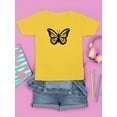thumbnail image 3 of Monarch Butterfly Handdrawn T-Shirt Juniors -Image by Shutterstock,  Large, 3 of 4