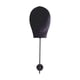 thumbnail image 1 of Cabeza de maniquí para peluca, modelo de cabeza de maniquí, soporte de pared resistente para decoración del hogar, soporte para pelucas, sombrero Negro, 1 of 9