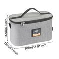 thumbnail image 3 of Universal Portable Car Heating Insulation Bag, Large Capacity Food Warmer for Milk Bottles Meals, 12V Electric Lunch Box for Travel Commuters Truck Drivers, 3 of 8