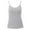 Gray, variant on Camisoles for Women Basic Camis Undershirt Adjustable Spaghetti Strap Tank Top Slim-Fit Camisole with Built-in Shelf Bra
