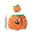 thumbnail image 3 of TIELUTT Pumpkin Halloween Hat Cloth for Party Outfits Suitable for Pet Clothes for Medium Dogs Pet Clothes for Medium Dogs Summer Pet Clothes for Medium Dogs Easter Pet Clothes Pet Clothes Rack Small, 3 of 7