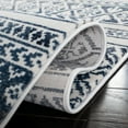 thumbnail image 6 of SAFAVIEH Carnegie Mitchell Geometric Area Rug, Ivory/Navy, 5'1" x 7'6", 6 of 12