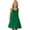 Green New2, variant on qolati Toddler Girl's Summer Dresses Boho Strap Casual Sleeveless Tiered Swing Tank Dress 2025 Casual A Line Sundress with Pockets for 4-14 Years
