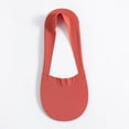 thumbnail image 2 of TSADFHJI Chaussettes Femmes Chaussettes Printemps et Été Fines en Coton Pur Bouche Peu Profonde Ne Tombe Pas Chaussettes pour Femmes Robe Chaussettes Femmes TP Rouge 20CM*8CM, 2 of 5