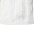 thumbnail image 6 of Men's Vintage Jacquard Knit Shirts Casual Short Sleeve Quarter Zip Collared Golf T-Shirts Summer Modern Fit Old Money Style Lightweight Breathable Beach Vacation Tops, 6 of 7