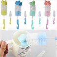 thumbnail image 2 of Bottle Cleaning Brush Water Bottle Cleaner for Washing Baby Bottles Sponge Cleaning Large Small Brush Cleaner Set Hanging Sponge Brush, 2 of 5